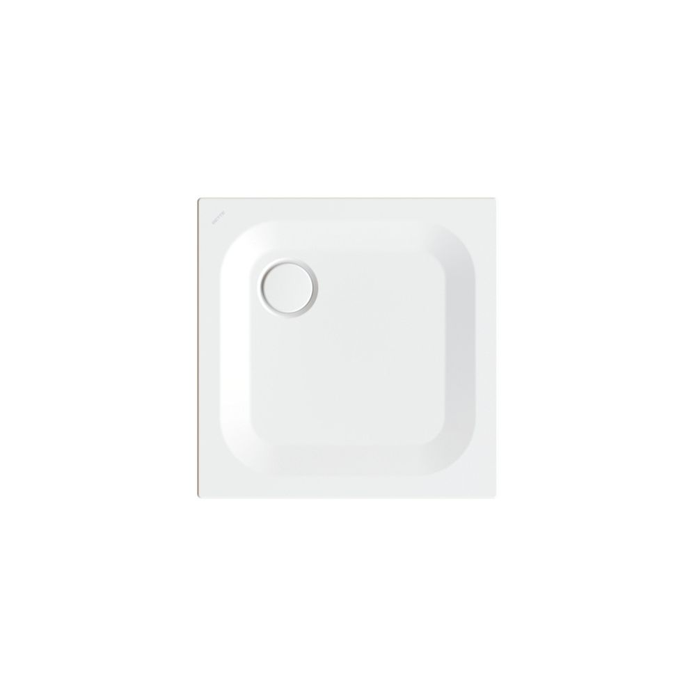 Bette Ultra Duschwanne Starwhite 700x700x25/30mm BetteGlasur Plus avec support Minimum Rectangulaire GT-Acier