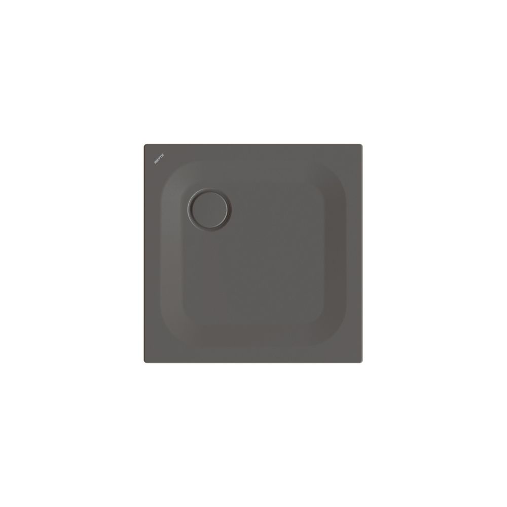 Bette Ultra Duschwanne Anthracite 700x700x25/30mm BetteGlasur Plus Rechteck GT-Stahl