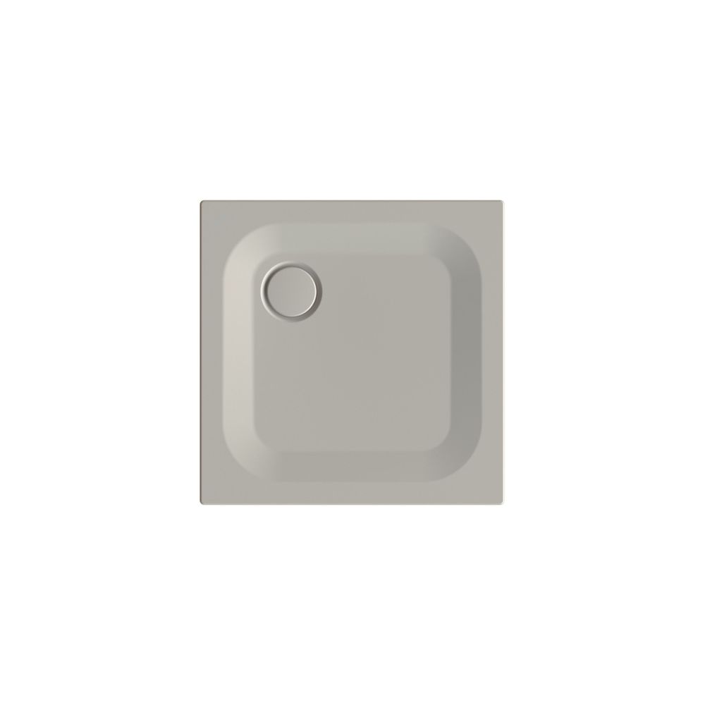 Bac de douche Bette Ultra Stone 700x700x25/30mm BetteGlasur Plus avec support minimum rectangulaire GT-Acier