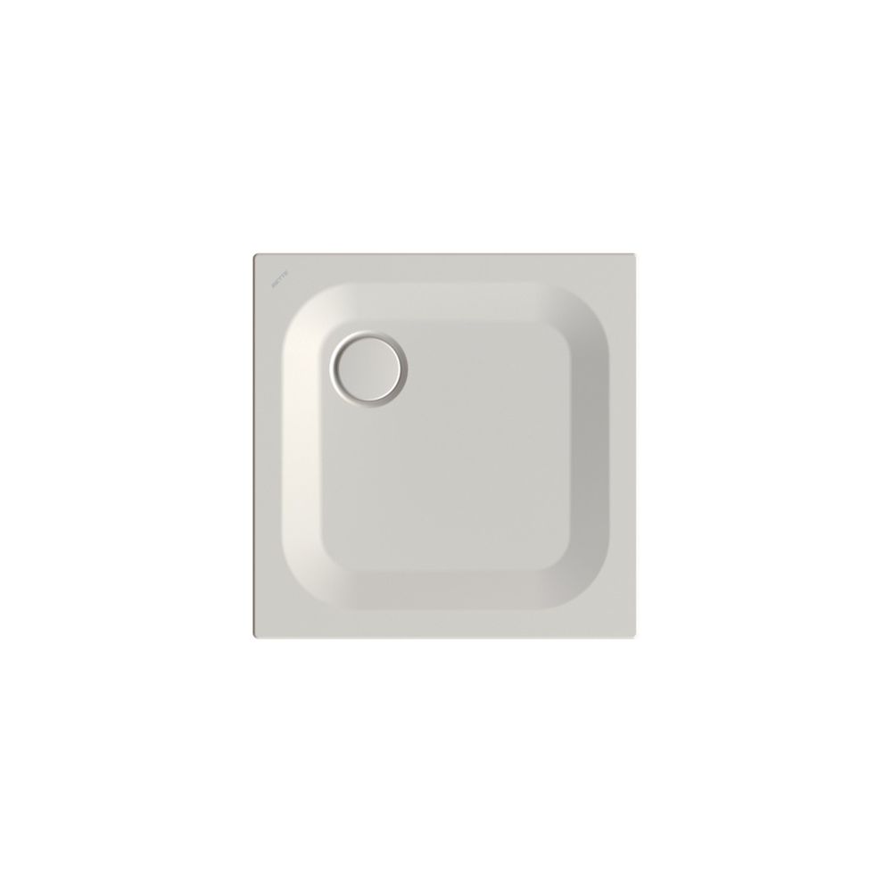 Bac à douche BetteUltra Flax 700x700x25/30mm BetteGlasur Plus rectangulaire GT-Acier