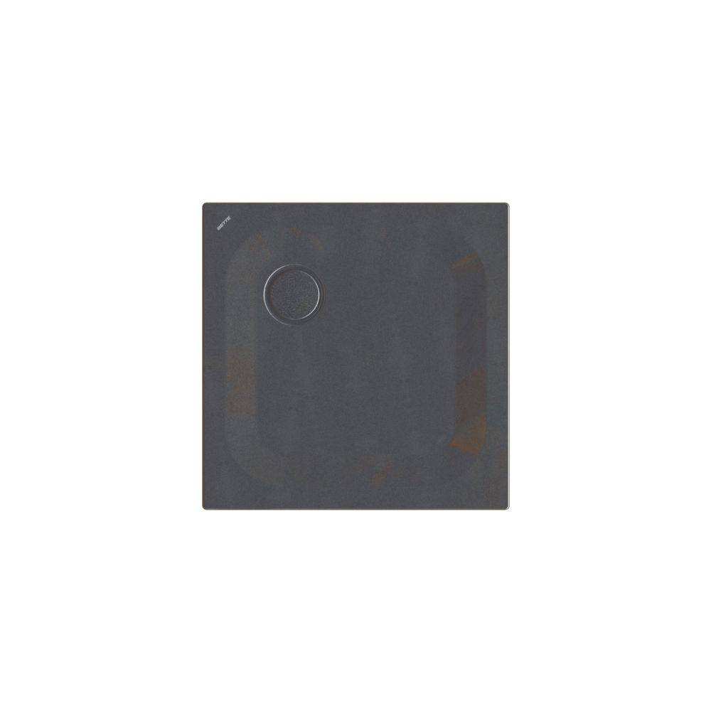 Bette Ultra Duschwanne Midnight 700x700x25/30mm BetteGlasur Plus Rectangle GT-Acier