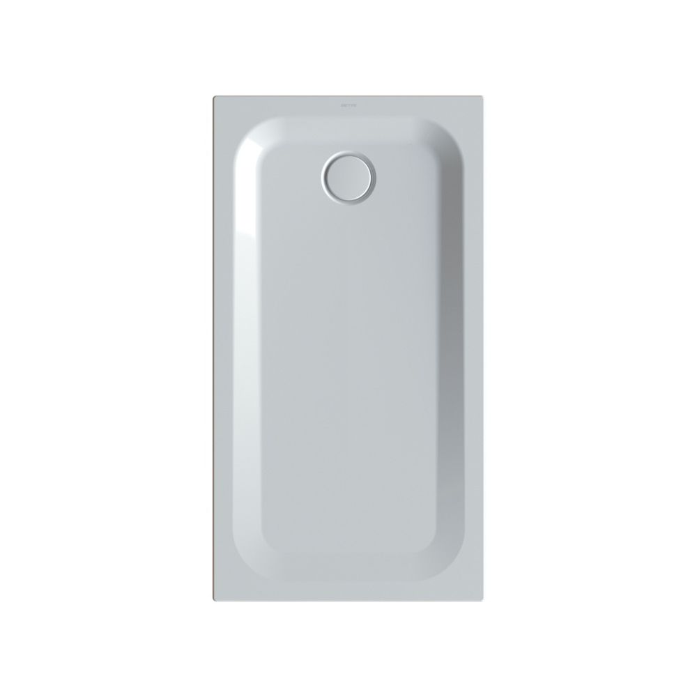 Bette Ultra Duschwanne Manhattan 1300x700x35/30mm BetteGlasur Plus Rechteck GT-Stahl