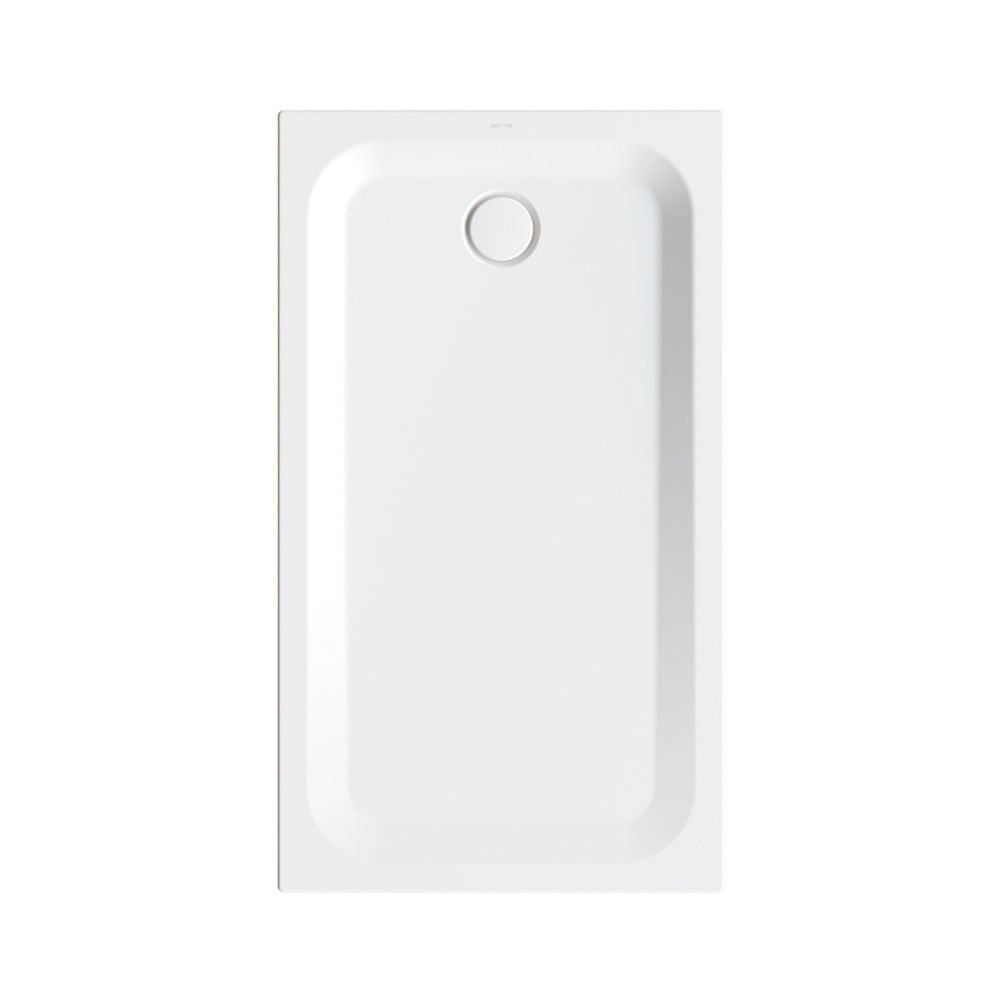 Bette Ultra Duschwanne Starwhite 1400x800x35/30mm BetteGlasur Plus avec Minimum-Träger Rechteck GT-Stahl