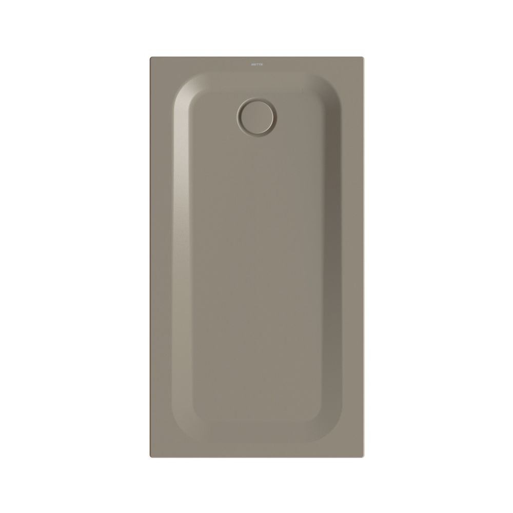 Bette Ultra Duschwanne Graphite 1400x750x35/30mm Rectangulaire BetteGlasur Plus GT-Acier