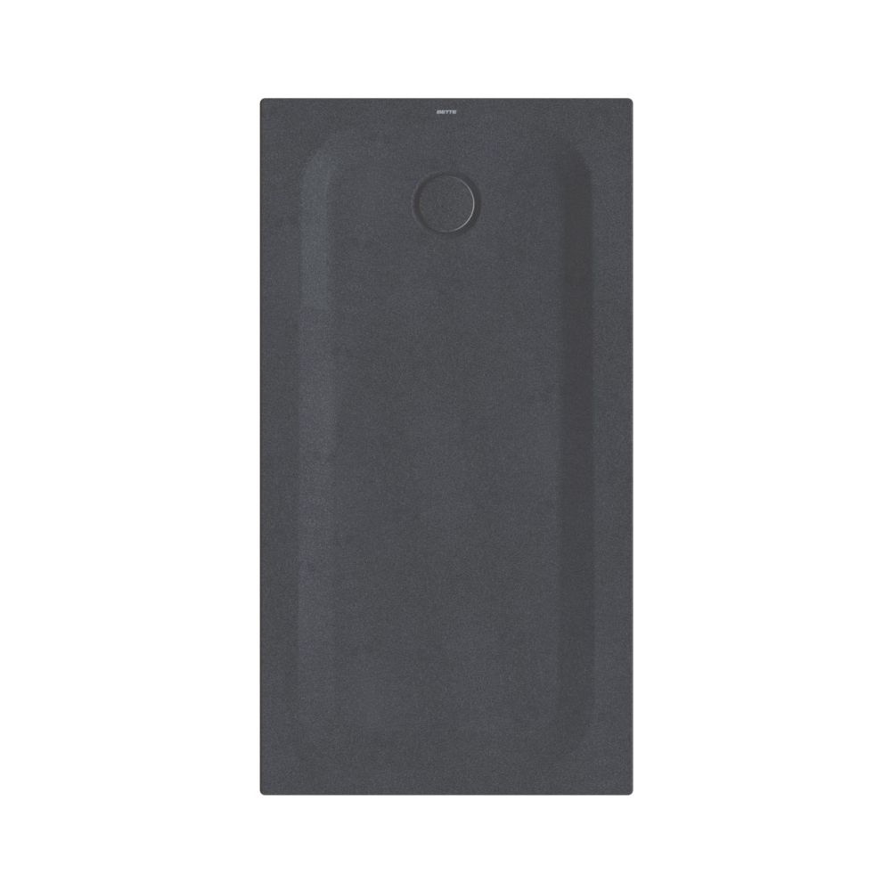 Bac à douche Bette Ultra Midnight 1400x750x35/30mm BetteGlasur Plus rectangulaire GT-Acier