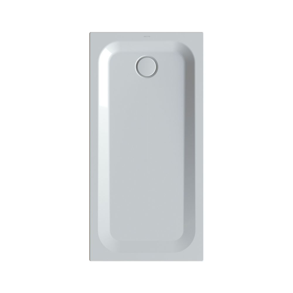 Bette Ultra - Bac à douche Manhattan 1400x700x35/30 mm rectangulaire GT-Acier BetteGlasur Plus