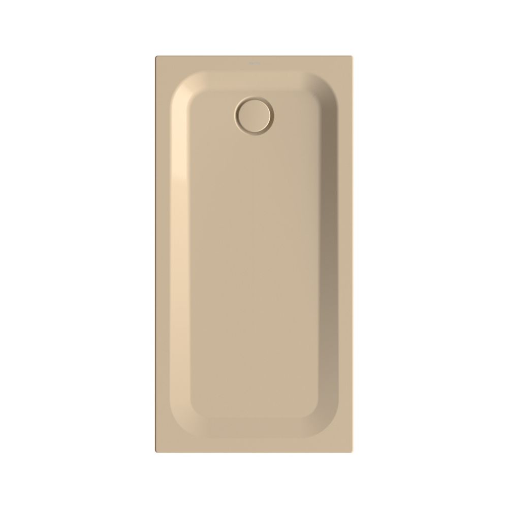 Bette Ultra Duschwanne Bahama beige 1400x700x35/30mm BetteGlasur Plus avec support Minimum rectangulaire GT-Acier