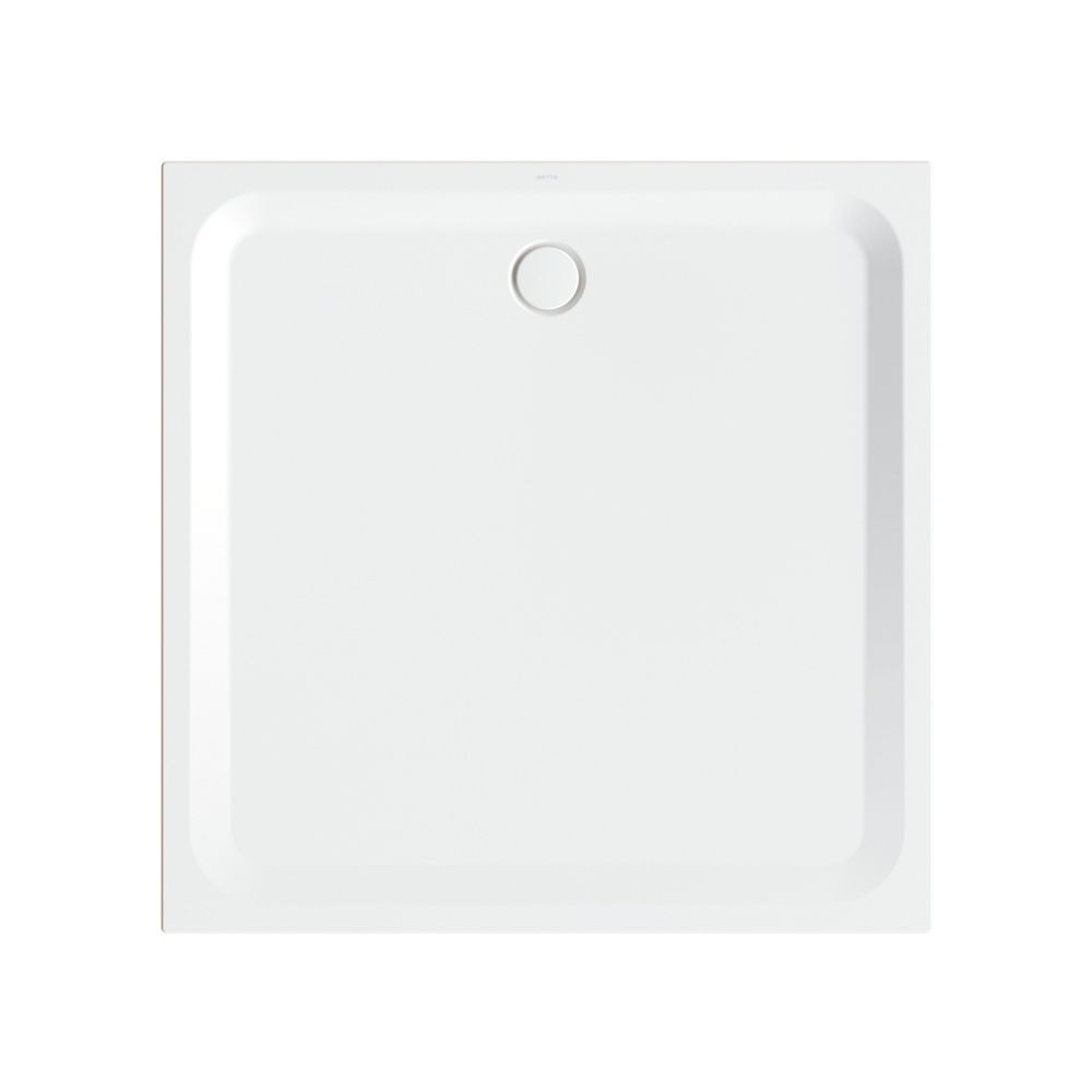 Bette Ultra Duschwanne Starwhite 1400x1400x35/30mm BetteGlasur Plus Rechteck GT-Stahl
