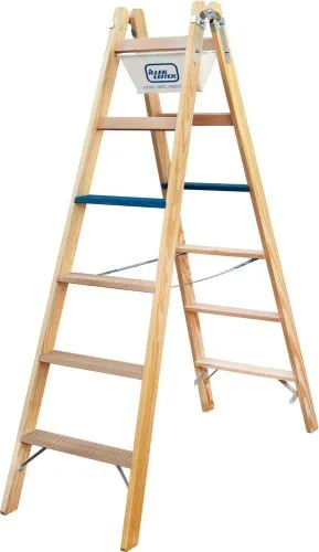 Échelle double en bois ILLER-LEITER 2107-7