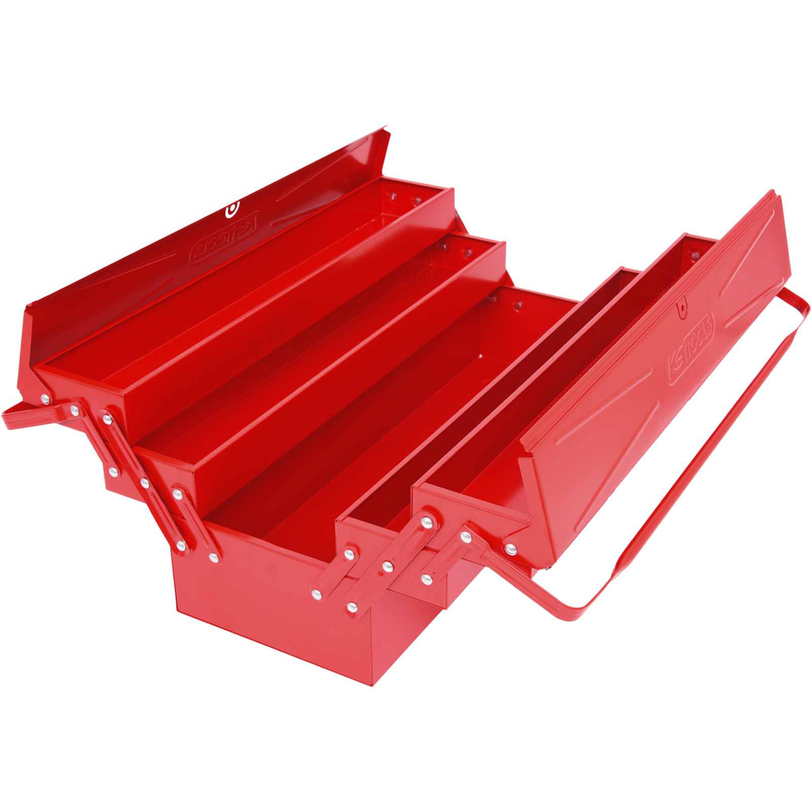Boîte à outils métallique KS Tools, 5 compartiments
