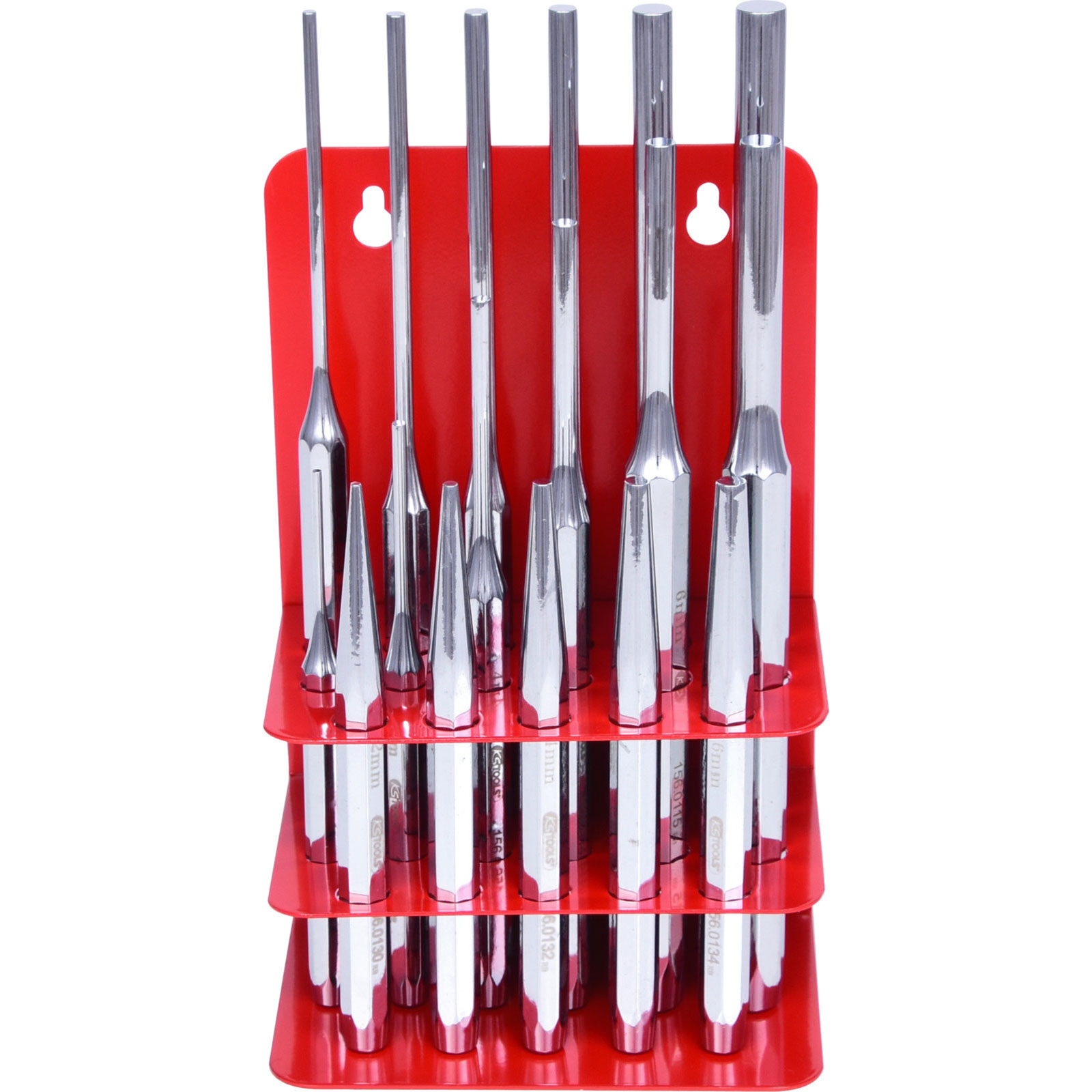 KS TOOLS Jeu de chasse-clavettes 17 pièces - 156.0180 — lot de 17