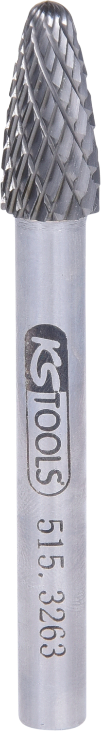 Fraise en carbure KS Tools HM, forme F, arc rond