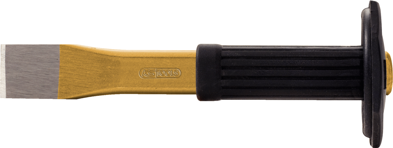 KS Tools Ciseau plat à manche de protection, ovale