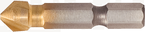 KS Tools Fraise conique et ébavureuse HSS TiN 90° 1/4"