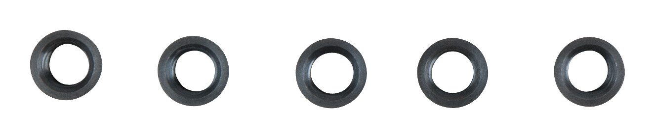 Douille filetée avec collerette L=12mm, filetage intérieur=M10x1, filetage extérieur=M12x1,5 - Pack