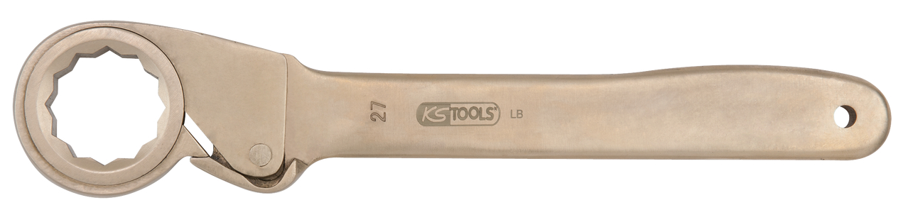 KS Tools Clé à cliquet BERYLLIUMplus à 12 pans et bague