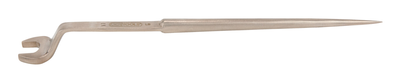 Clé à fourche BRONZEplus KS Tools avec mandrin, coudée
