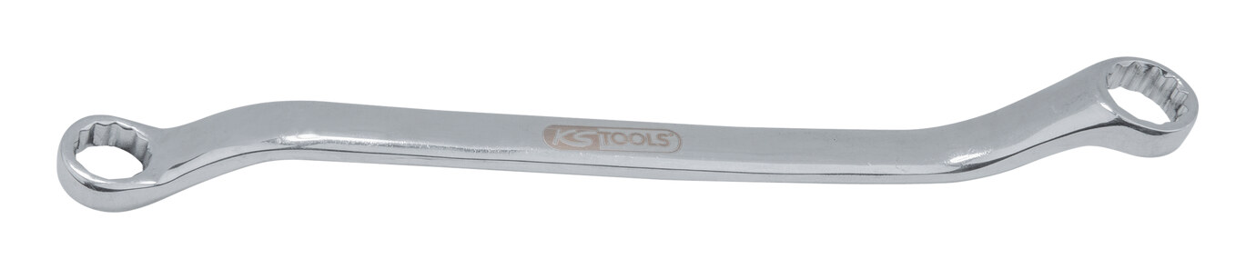 KS Tools EDELSTAHL Clé à anneau double coudée