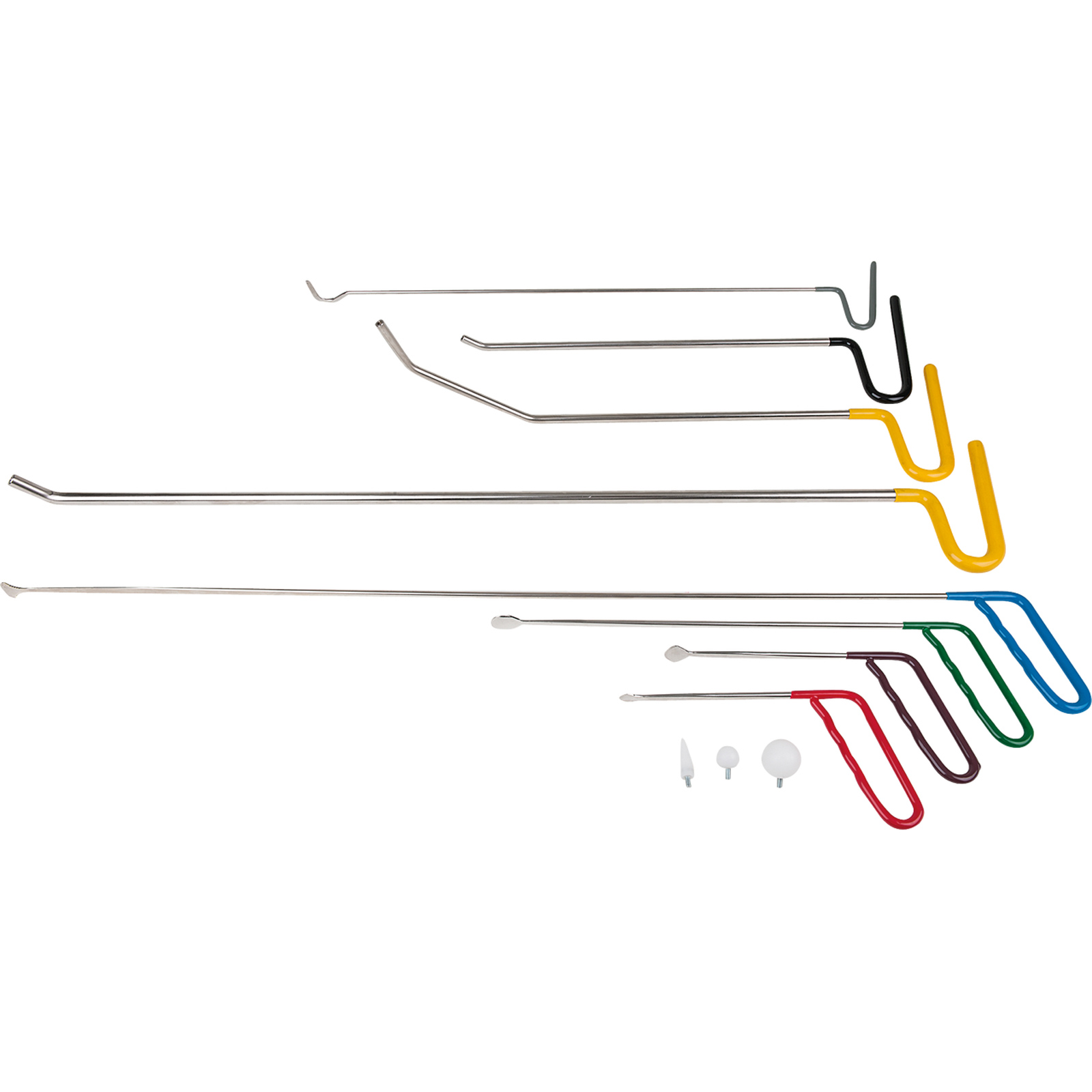 KS TOOLS Jeu de 11 limes à redresser - 140.2490