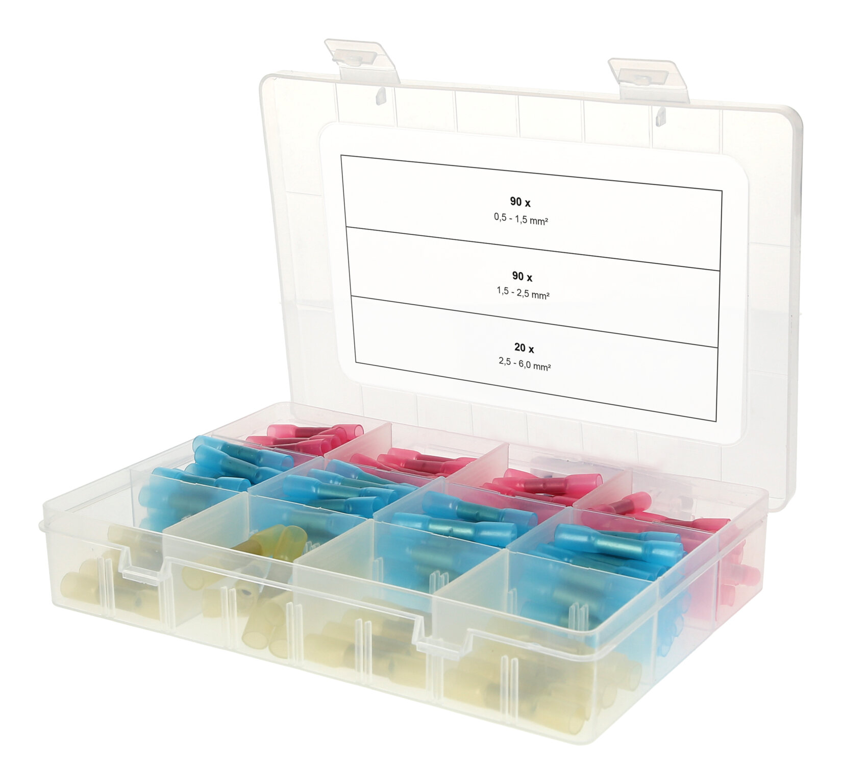 KS Tools Kit de connecteurs thermorétractables, 0,5 mm² - 6,0 mm², 200 pièces