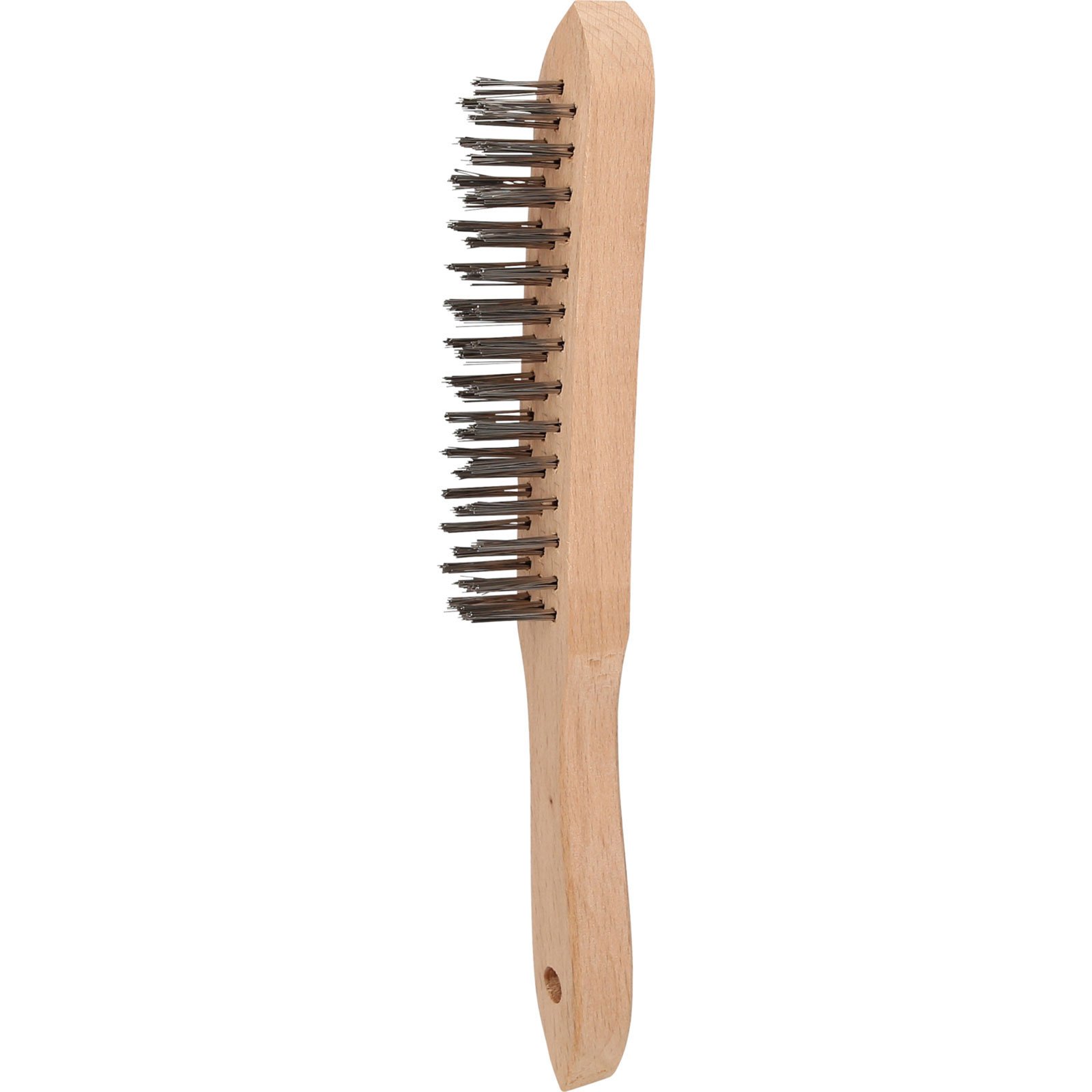 Brilliant Tools Brosse à main en fil inox 3 rangs, 290 mm