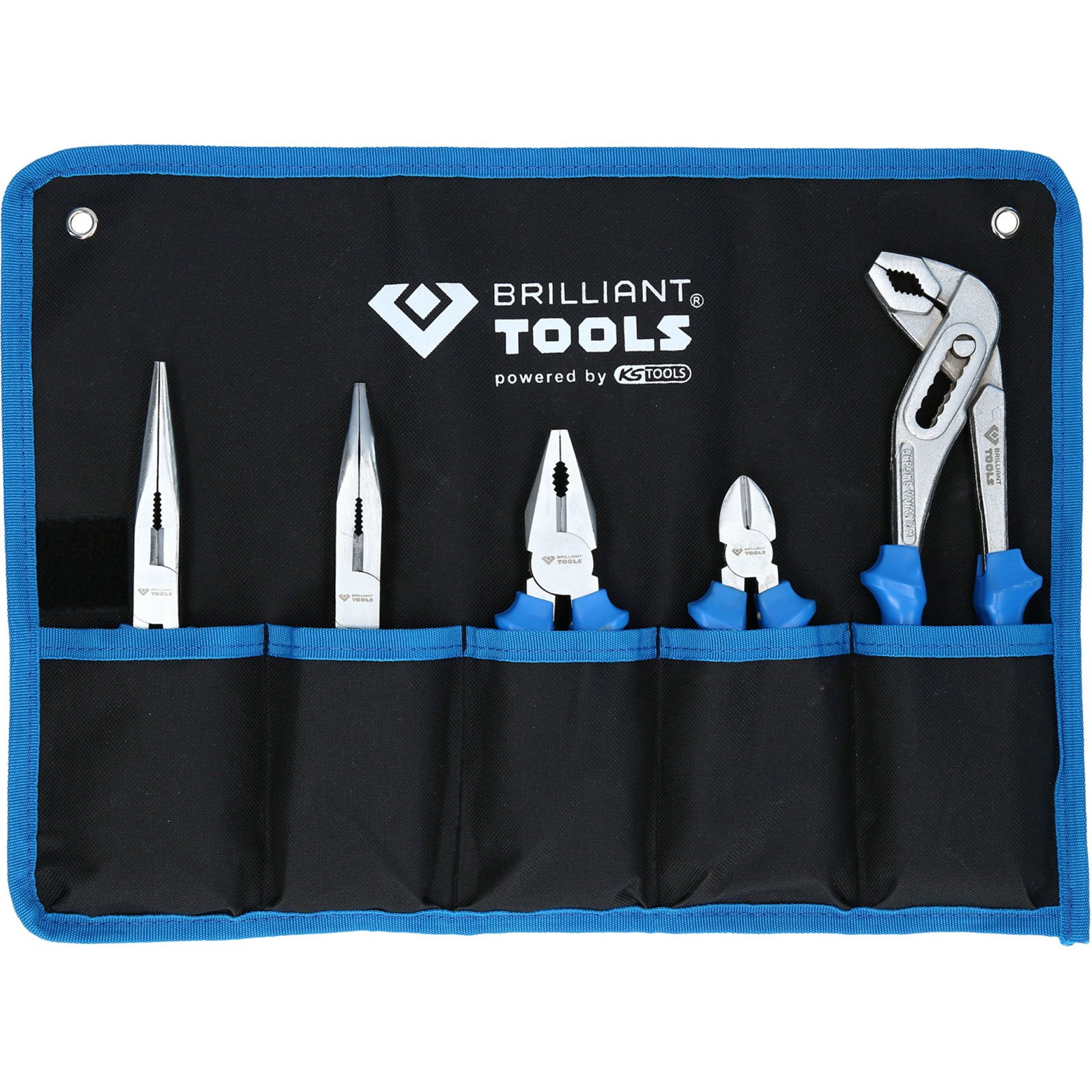 Jeu de pinces Brilliant Tools, 5 pièces