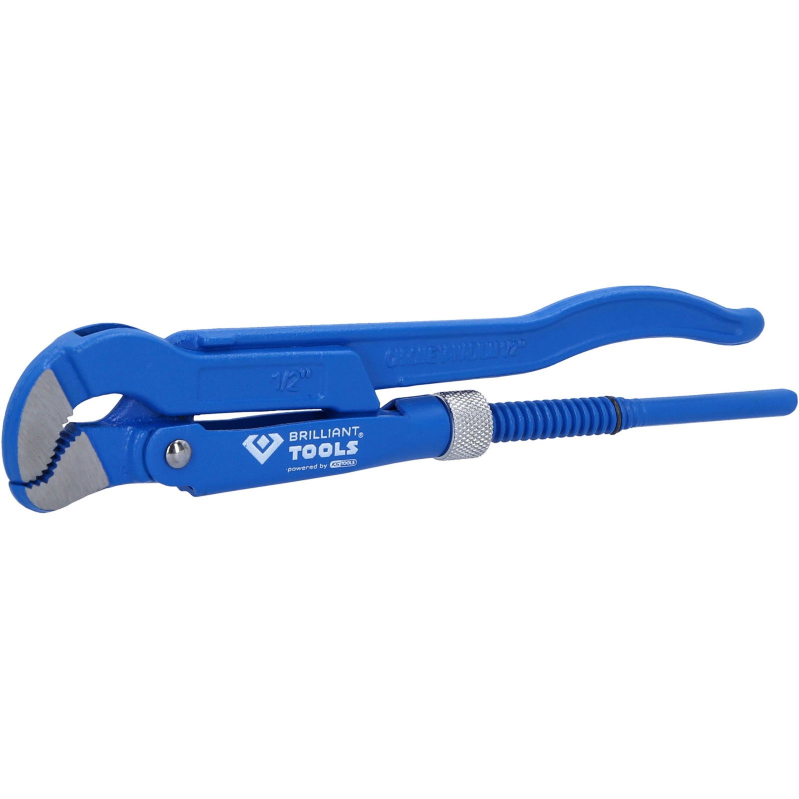 BRILLIANT TOOLS Pince à tuyau coudée 1/2" 45° - BT067112