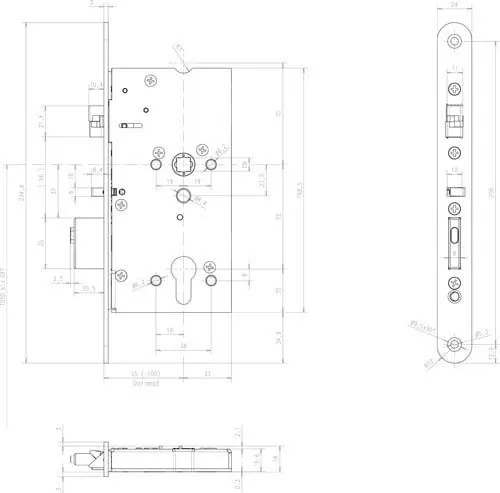 Serrure Assa Abloy effeff Mediator 609-802PZ-----1