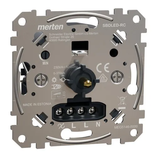 Variateur rotatif LED Merten Multiwire MEG5146-0000