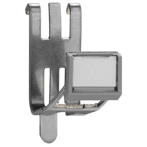 Rutenbeck 17000030 KMK-MA REG, Adaptateur de montage 1 voie, montage REG, pour modules Keystone KMK, fixation sur rail DIN, gris clair (similaire RAL 7035)