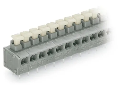 Connecteur de carte à circuit imprimé WAGO 2 conducteurs 235-462/331-000