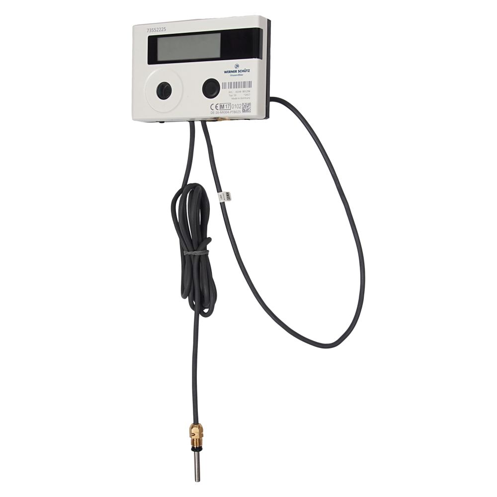 Compteur de chaleur à capsule, 2" coaxial, M77x1,5, avec débit nominal Qp 0,6 m³/h