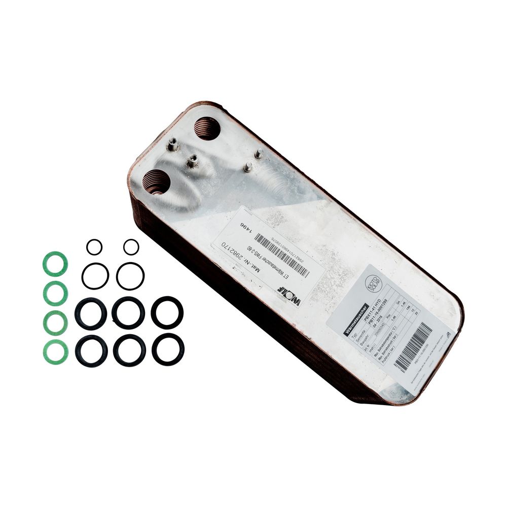 Échangeur de chaleur Wolf avec joints pour FWS-2-80, 2982170
