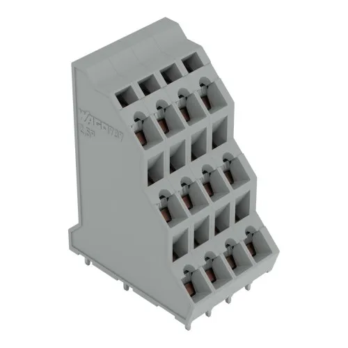 Bornier de circuit imprimé WAGO 737-116, 48 connexions, hauteur 40 mm