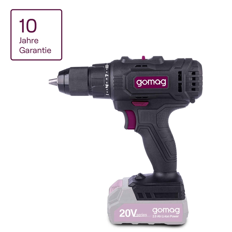 Gomag Perceuse-visseuse sans fil GO-BS45 20V 45 Nm