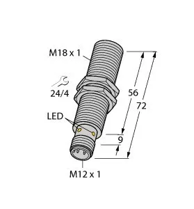 Capteur Turck BI5NF-EM1 #1615000