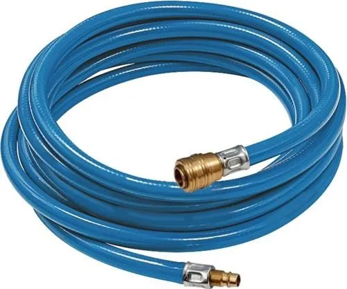 Kit flexible pneumatique en PVC souple Riegler ID 9 mm AD 14,5 mm L. 10 m avec raccord rapide DN 7,2
