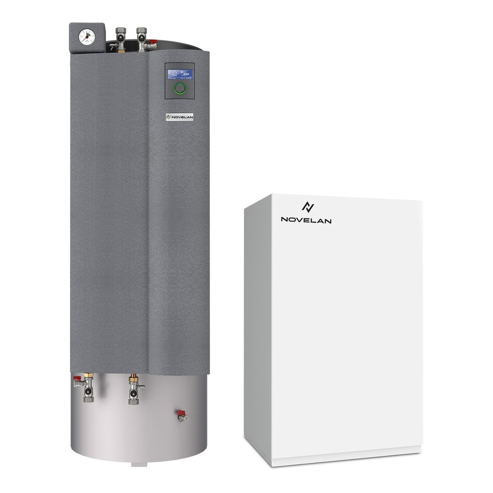 Pompe à chaleur air/eau Novelan LIV 12-HSV 12.1, 4,6 kW à 10,3 kW à A2/W35, R410A, 400 V, incl. refroidissement, intérieur, régulée en fréquence