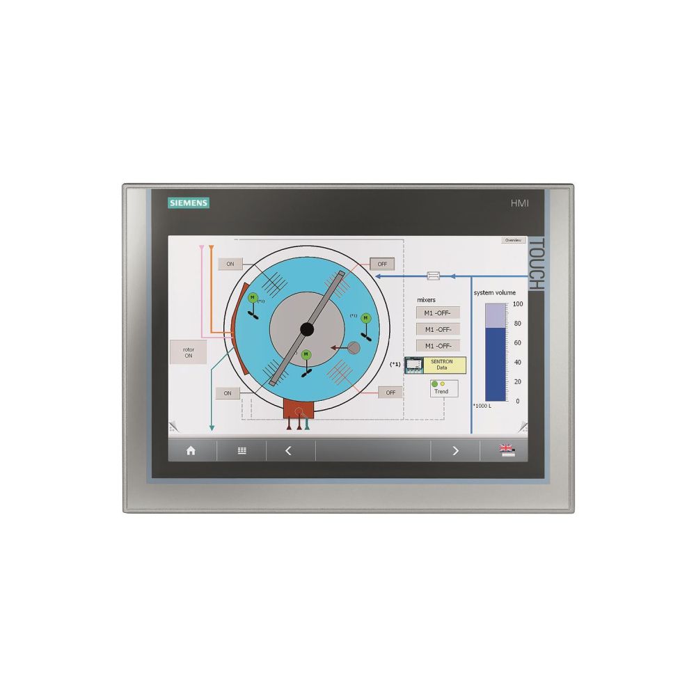 Siemens Siplus HMI TP1200 Comfort 12,1" Tactile résistif 1280x800 px IP65 6AG1124-0MC01-4AX0