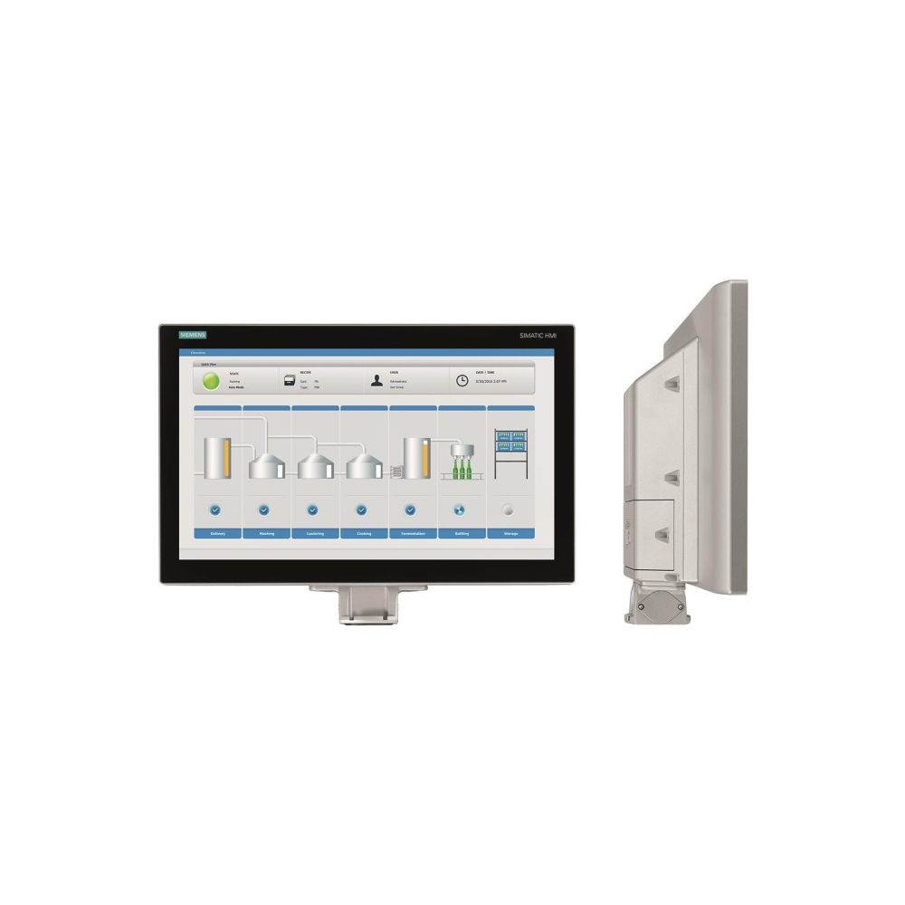 Panneau opérateur SIMATIC HMI TP1500 Comfort de Siemens, écran 15,6" TFT 1366x768 px, IP65, 396x225,5x101 mm, 6AV2124-0QC24-1AX0