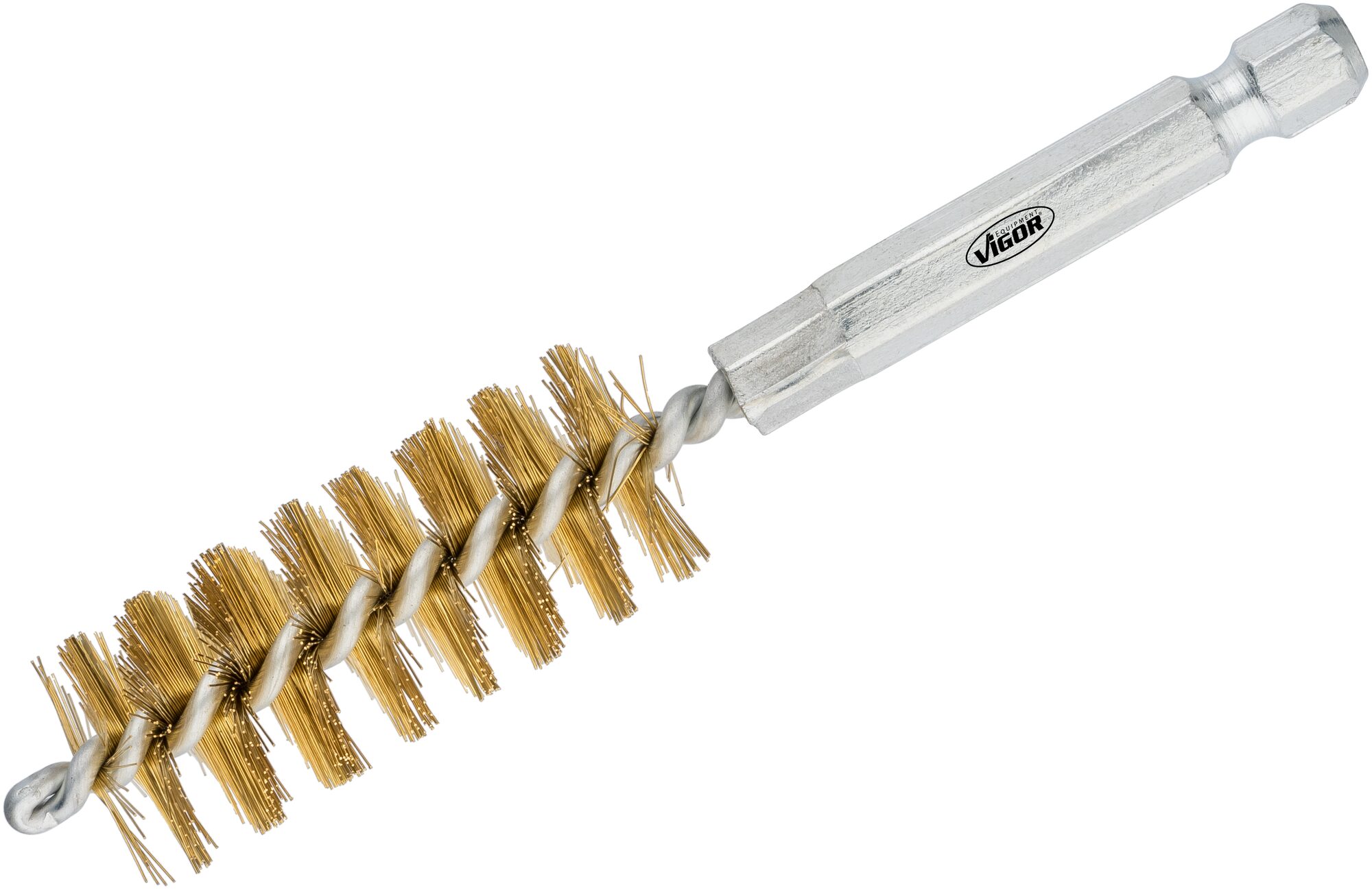 VIGOR Jeu de brosses en laiton, V4646M