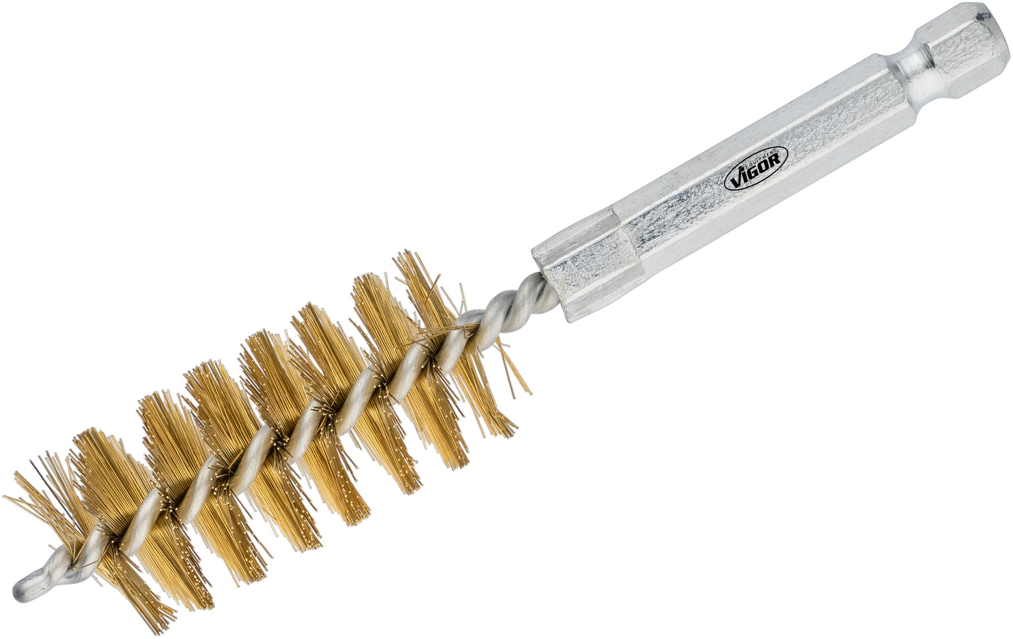 VIGOR Jeu de brosses en laiton, V4646M