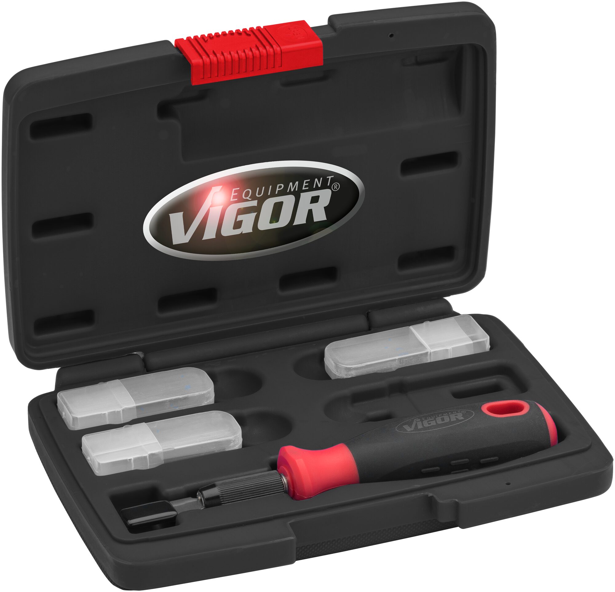 Jeu de spatules VIGOR V6030, 16 outils