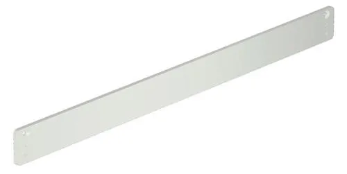 Plaque de montage Dormakaba pour rail coulissant G-N XEA blanc P100 H.40mm