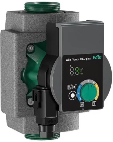 Pompe de circulation haute efficacité Wilo Yonos PICO plus 25/1-6-130, G1 1/2, 30W