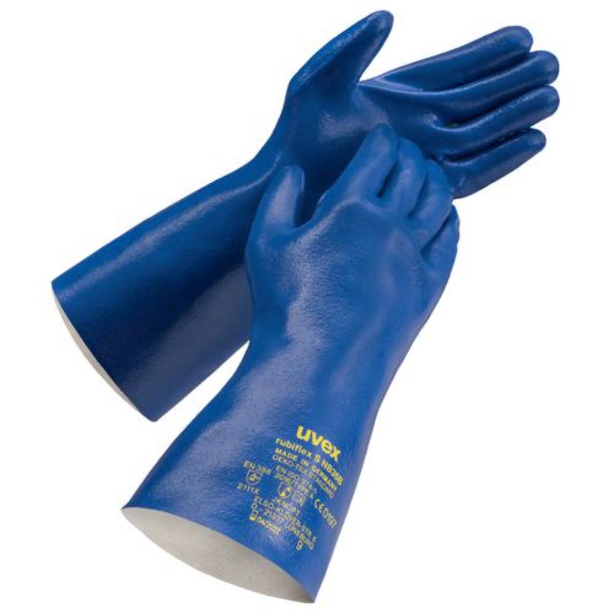 Gant de protection chimique uvex rubiflex S NB35B