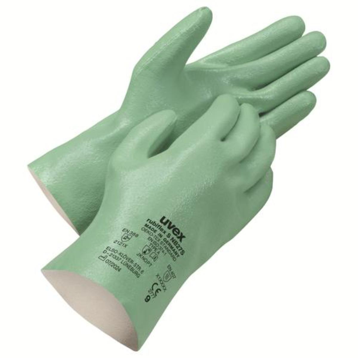 Gant de protection chimique uvex rubiflex S NB27S