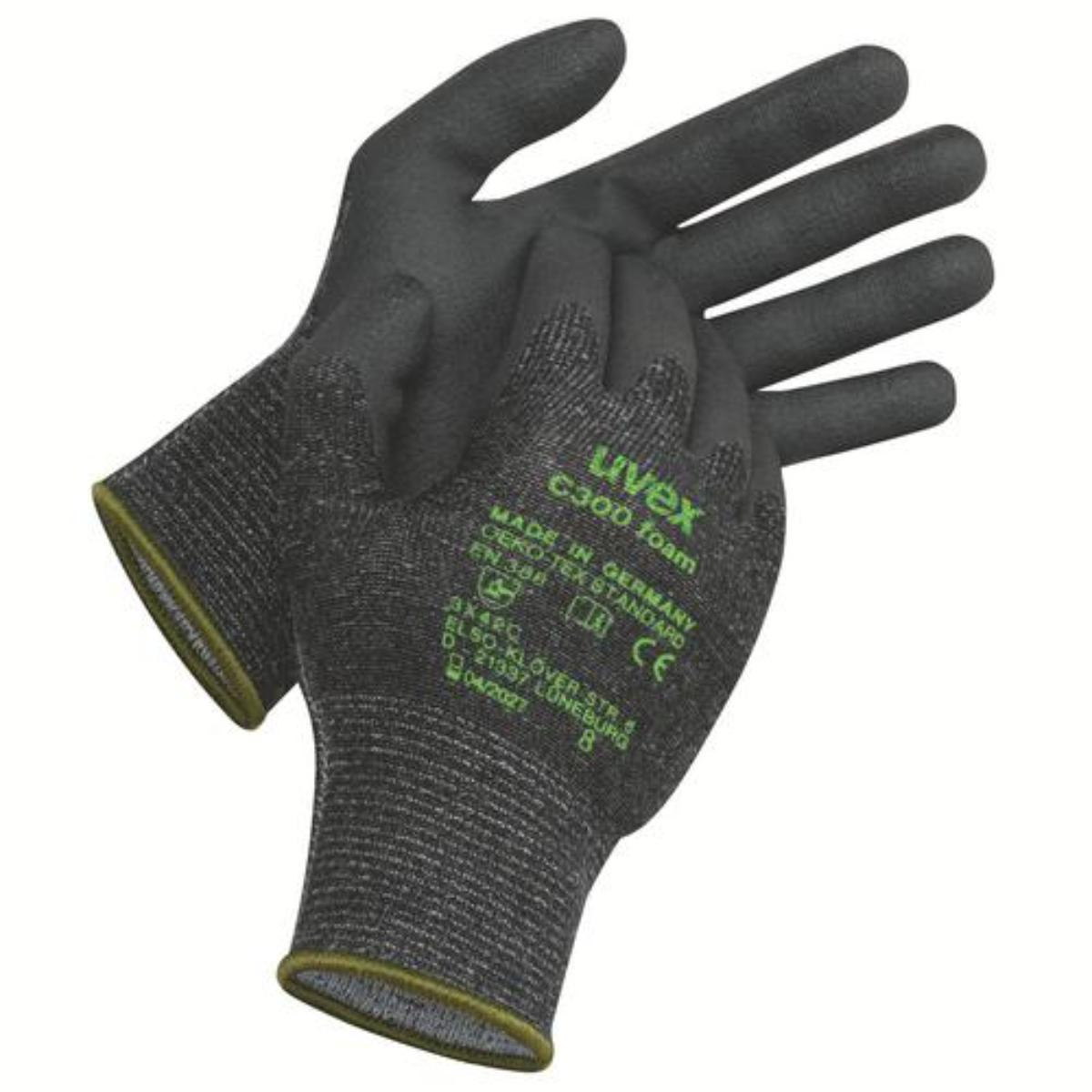 Gant de protection anti-coupure uvex C300 foam HPPE