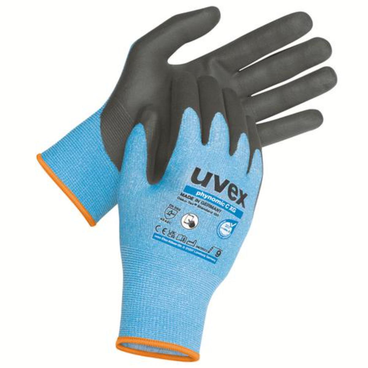 Gant de montage et de protection uvex phynomic C XG anti-coupure