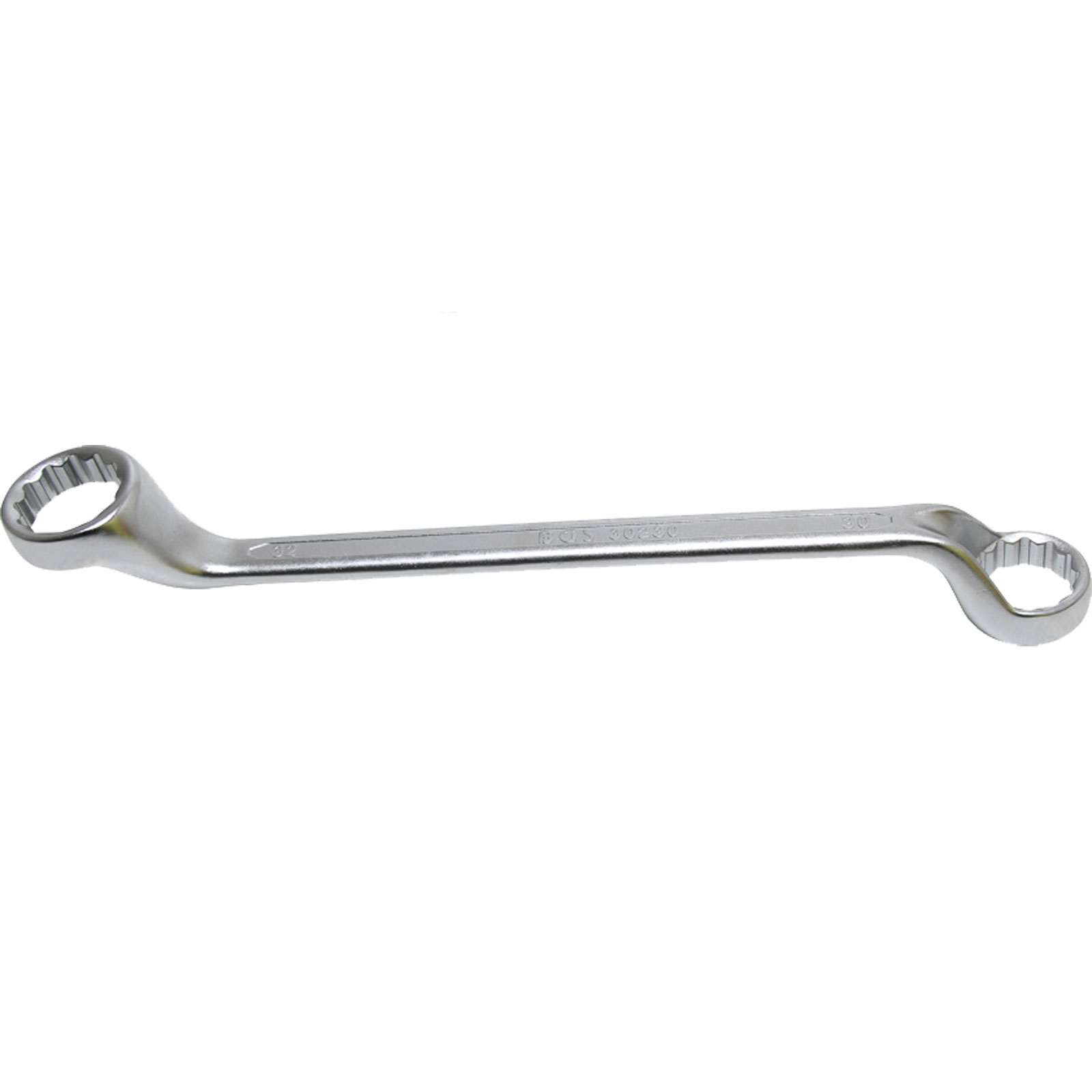 Clé à double anneau BGS, coudée profonde SW 30 x 32 mm - 30230